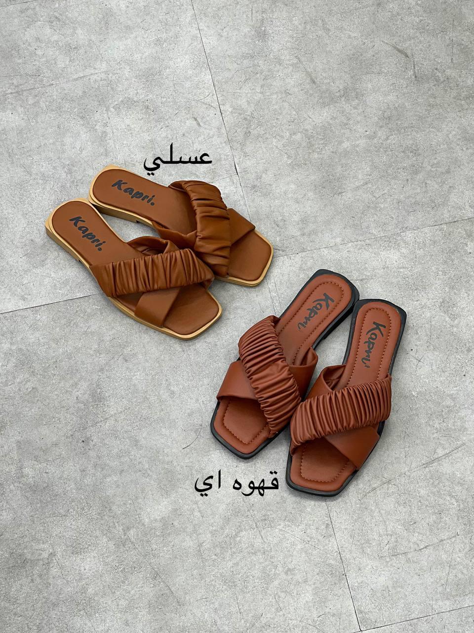 صندل ضربدری پلیسه زنانه